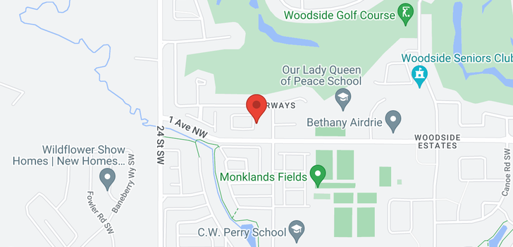 map of 106 55 Fairways  Drive NW